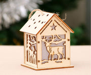 Christmas Led Light Wood Decoration