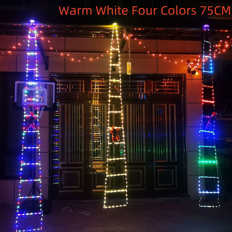 LED Christmas Ladder Waterproof Outdoor Christmas Decoration Light