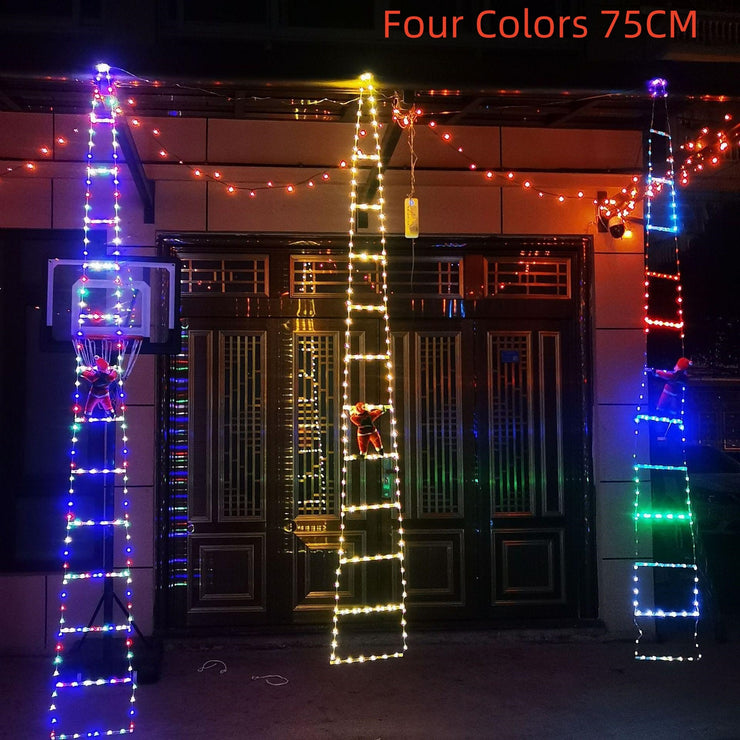 LED Christmas Ladder Waterproof Outdoor Christmas Decoration Light