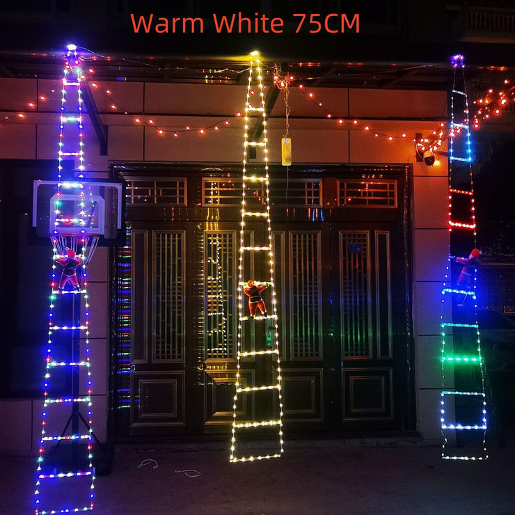 LED Christmas Ladder Waterproof Outdoor Christmas Decoration Light