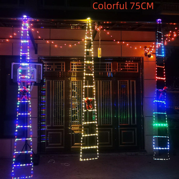 LED Christmas Ladder Waterproof Outdoor Christmas Decoration Light